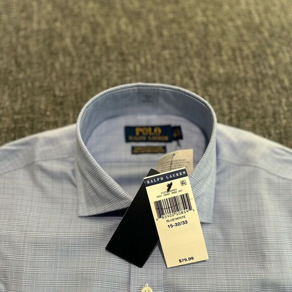 Ralph Lauren Blue Dress Shirt SlimFit - Picture 4 of 4